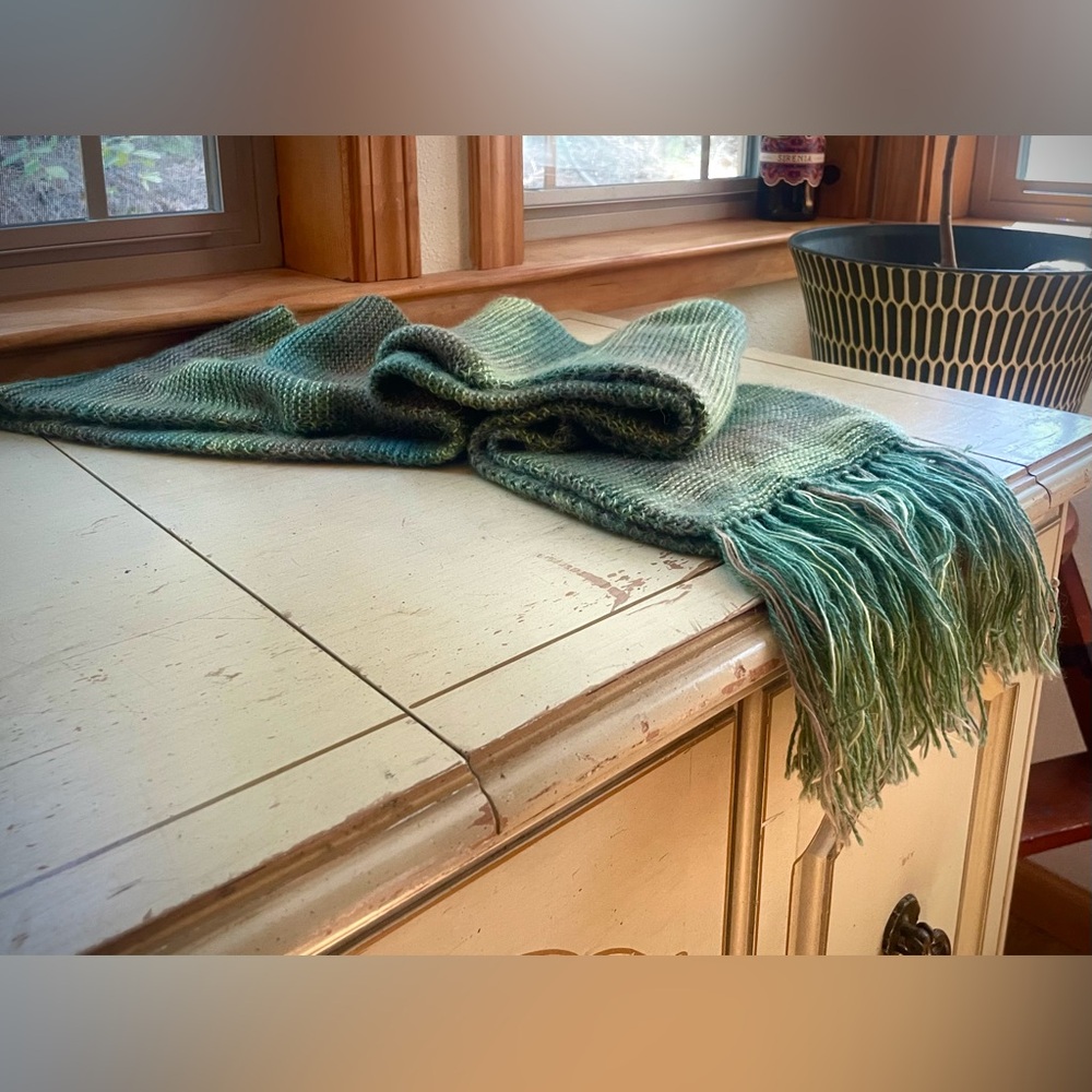 100% Alpaca Peruvian Double Layered Scarf